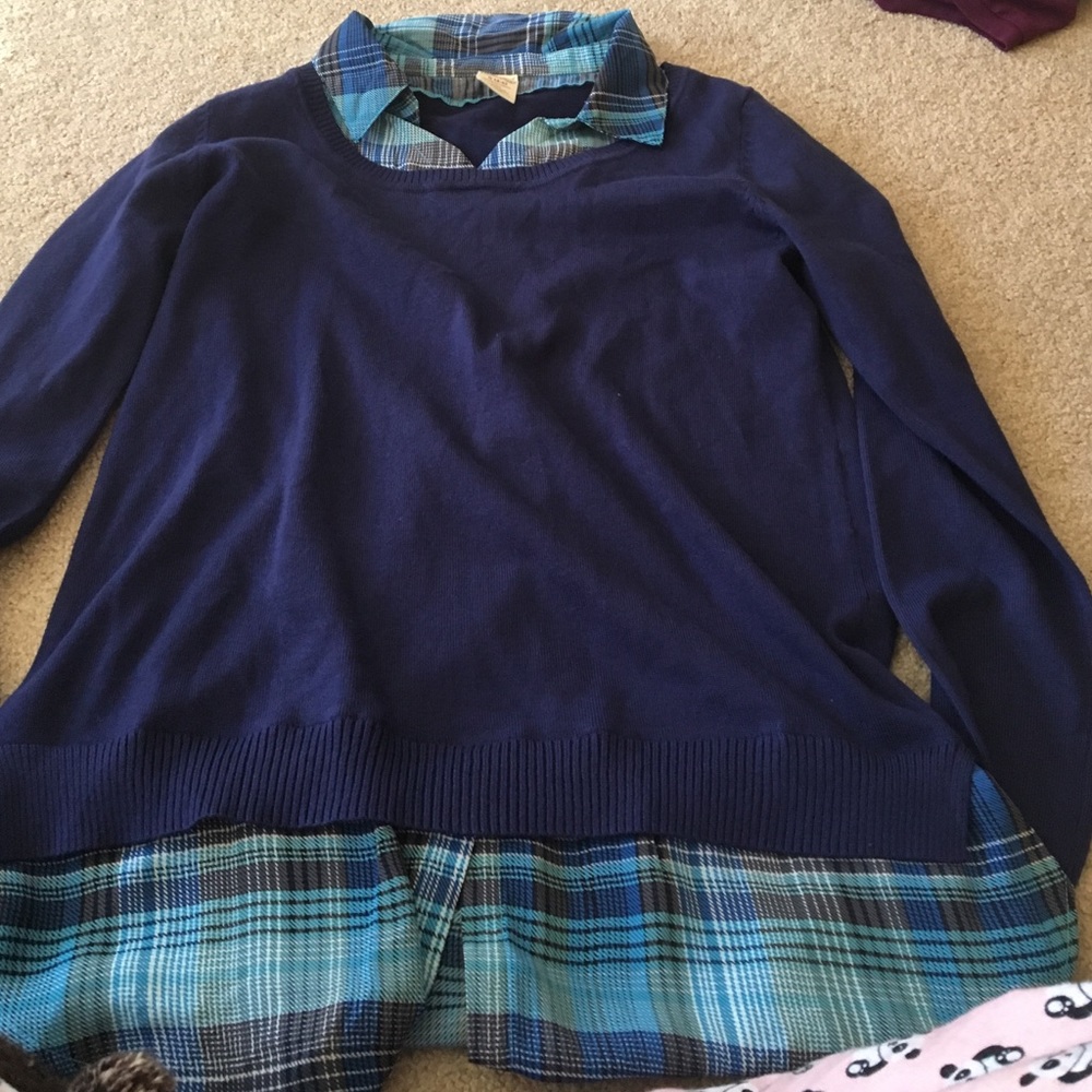 Blue sweater