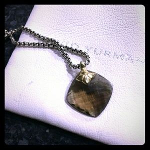 Classic DY Cushion Capri Quartz necklace