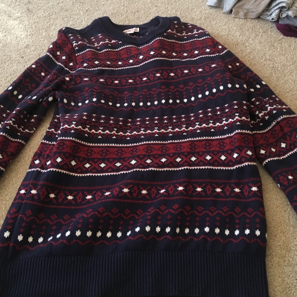 Crew neck winter sweater