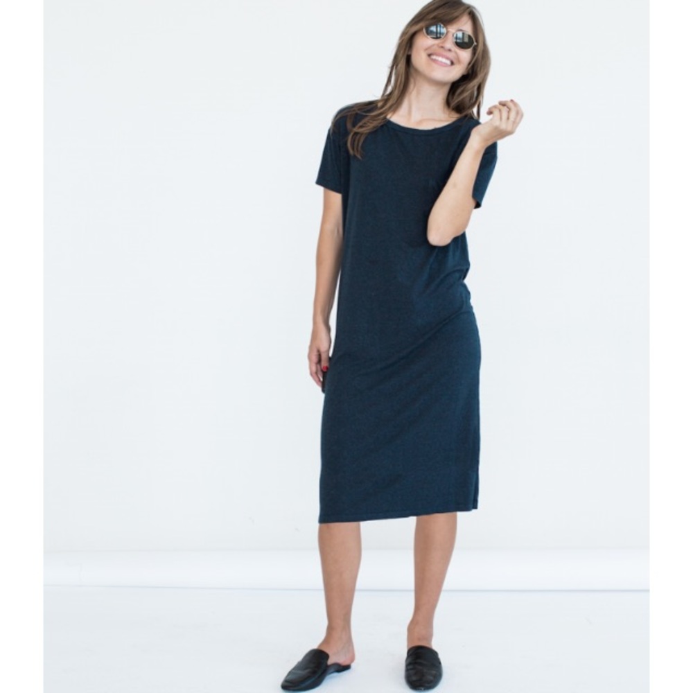 Sonnet James Scout dress navy tall medium