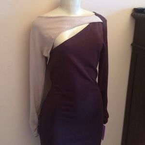 Brown contemporary dress