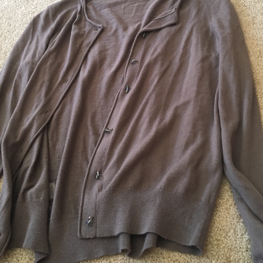 Grayish brown sweater