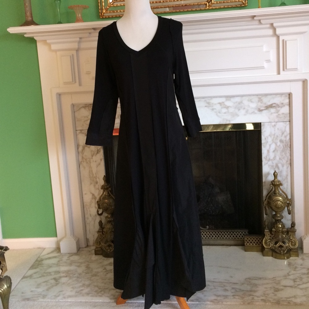 Lovely Long Contemporary Knit Dress by Comfy