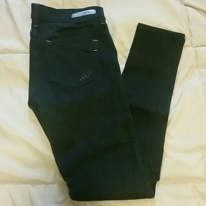 Express black stella low rise jean legging.