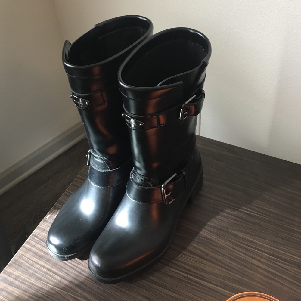 Coach rain boots