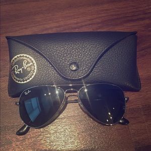 RayBan black sunglasses!!!