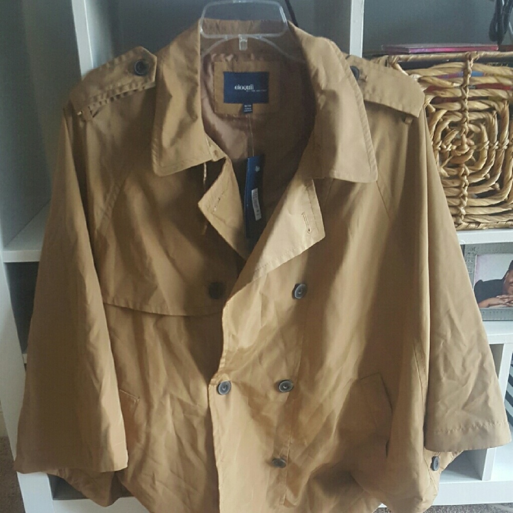 Eloquii cape raincoat