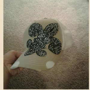 Buckle Rhinestone Cap