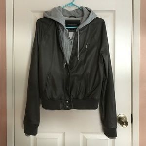Obey leather jacket