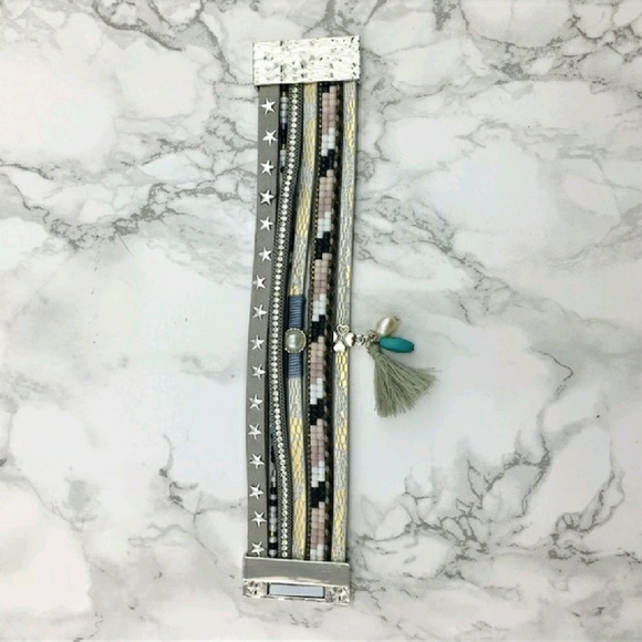 ✴️2 LEFT!😱 Stargazer Stacked Wrap Bracelet!⭐🌟✴️ - Picture 2 of 3