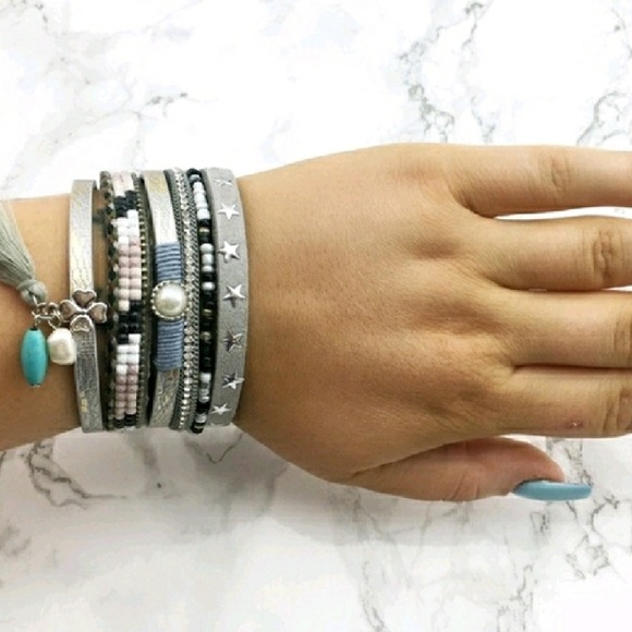 ✴️2 LEFT!😱 Stargazer Stacked Wrap Bracelet!⭐🌟✴️ - Picture 3 of 3