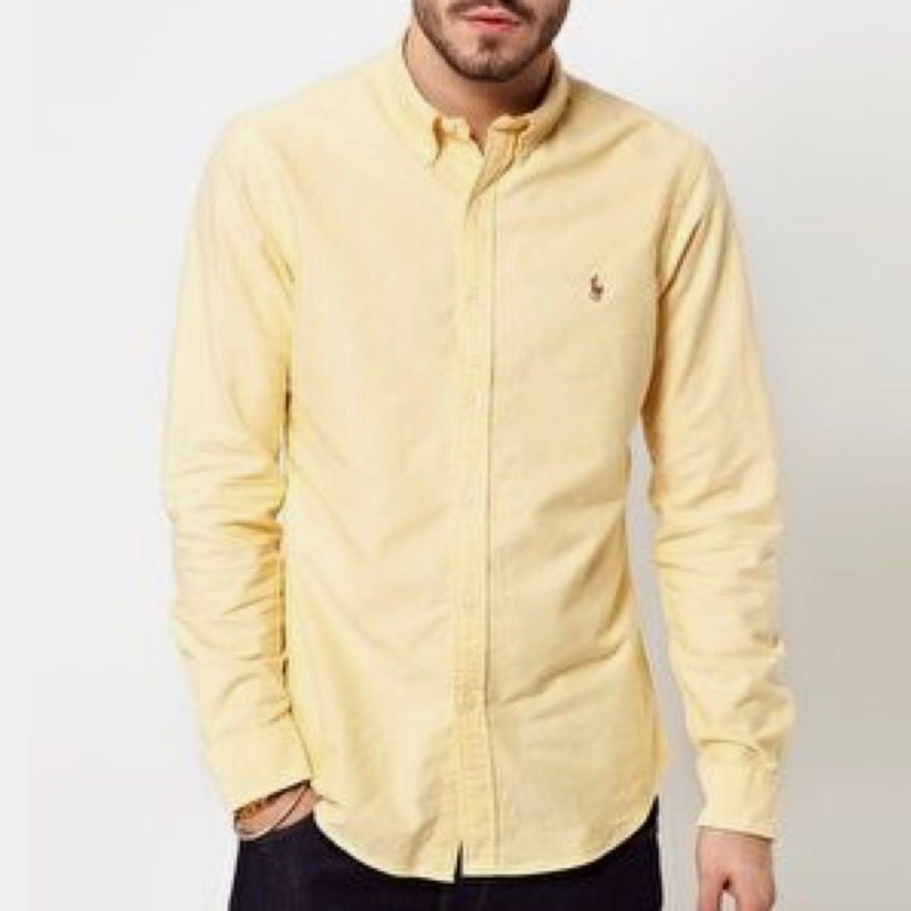 [MEN'S] RALPH LAUREN Pinstripe Oxford Button Down