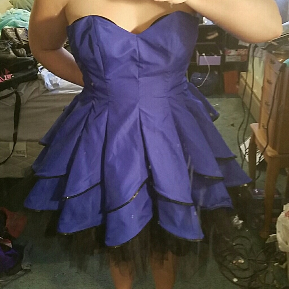 Dark Blue Party Dress