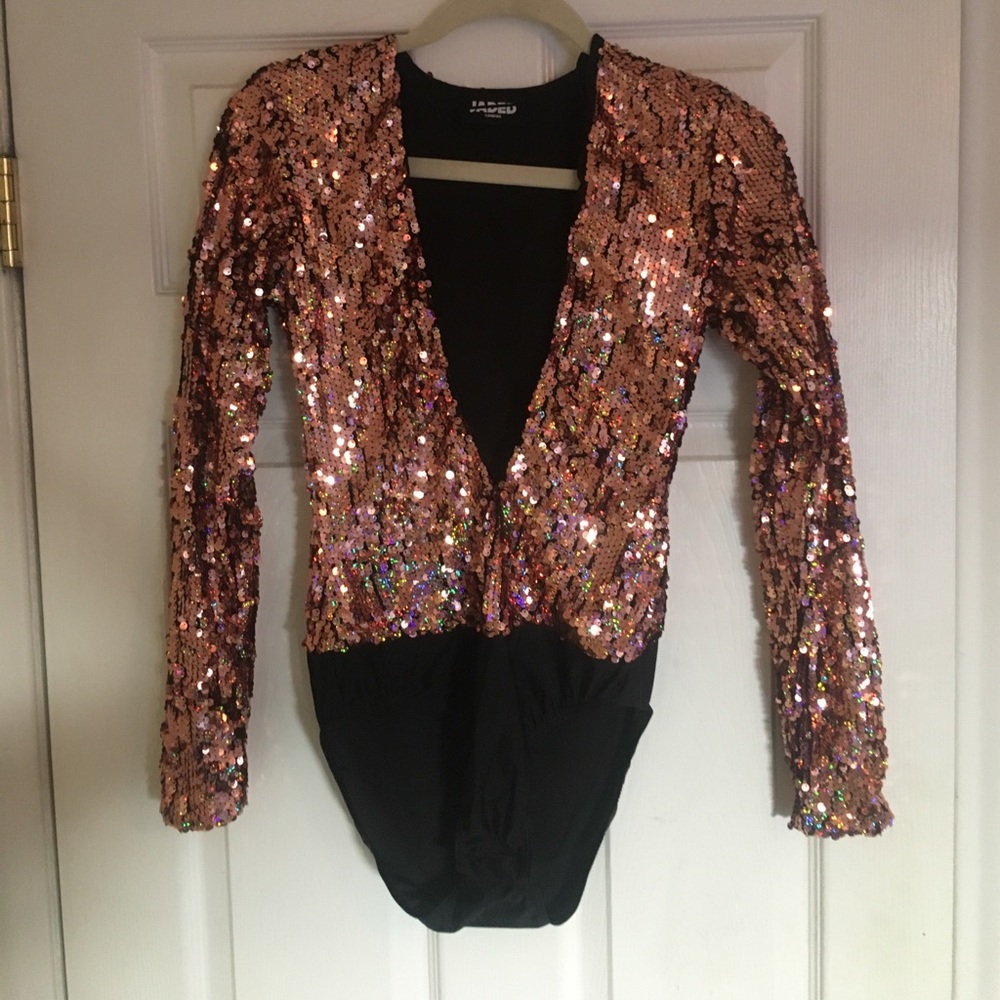 Sequin Bodysuit By Jaded London - image 5