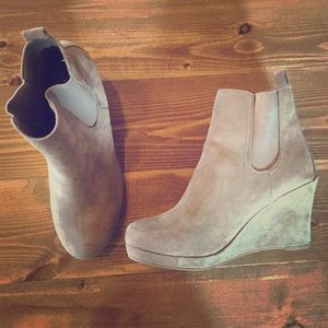 Tan ankle boots
