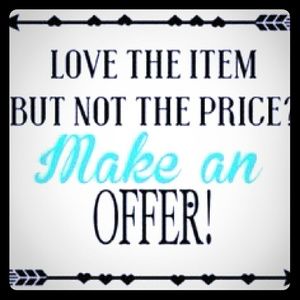 Make an offer on anything in my closet!