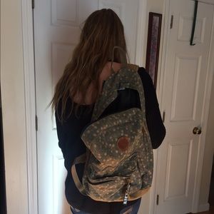 Cute flowered backpack