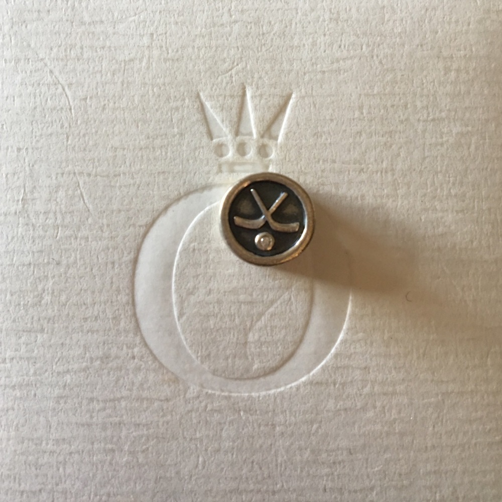 Hockey pandora charm