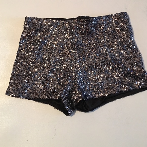Alythea Pants - Silver sequin shorts. Never worn