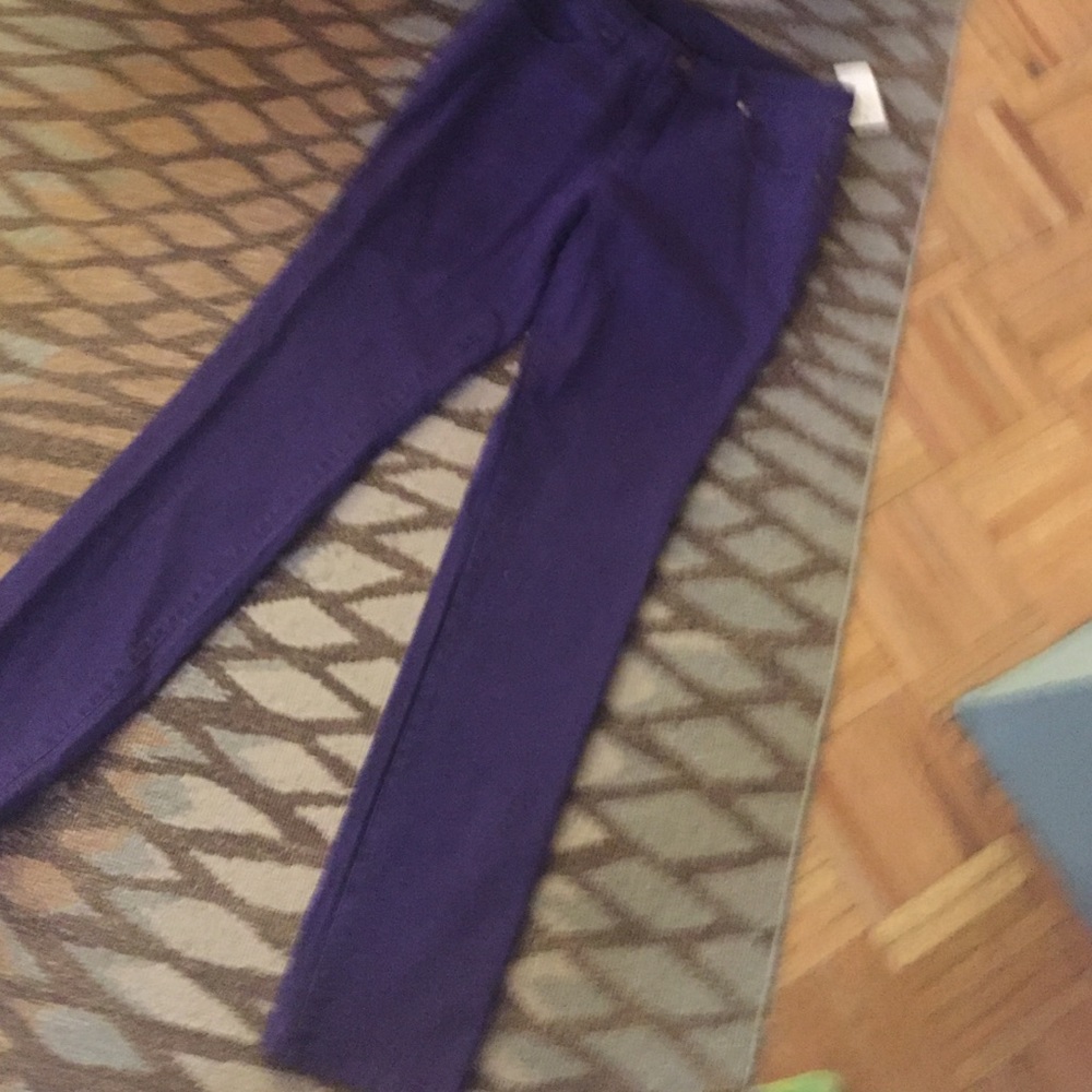 Plum color Jag jeans, new never worn.