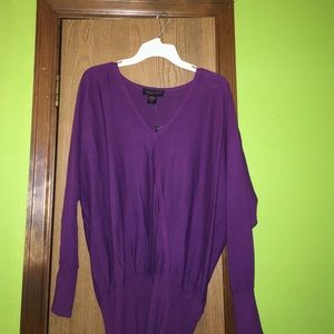 Shape FX sweater purple with tummy control NEW
