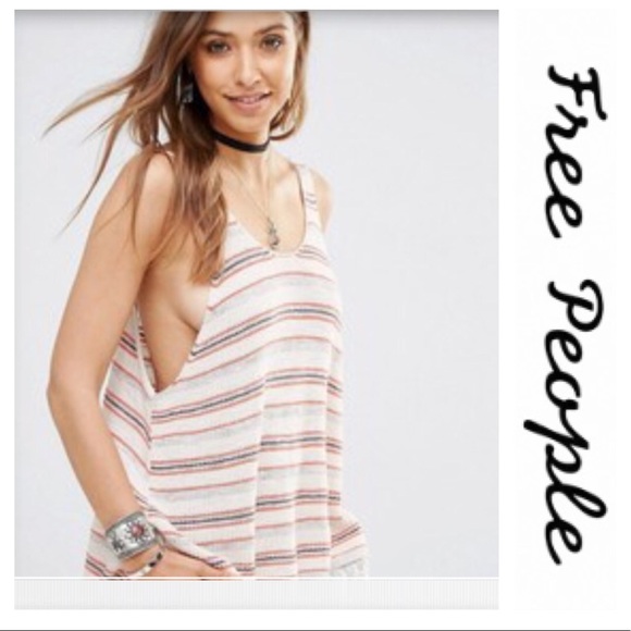 Free People Tops - Free People | striped loose tank top