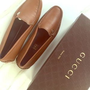 Gucci leather loafers