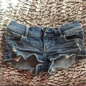 Abercrombie kids jean shorts
