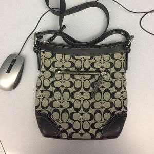 Coach cross body purse