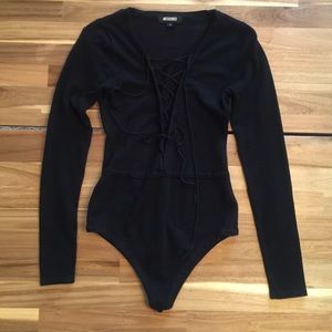 Missguided Long Sleeve Bodysuit