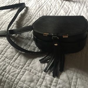 Faux Leather Crossbody Bag