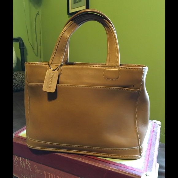 Coach Handbags - Coach tan satchel