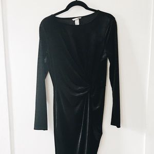 Velvet h&m dress