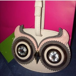 Kate Spade Owl Luggage Tag NWT