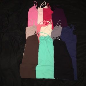 12 Essential Stretchy Spaghetti Strap Tops ✨