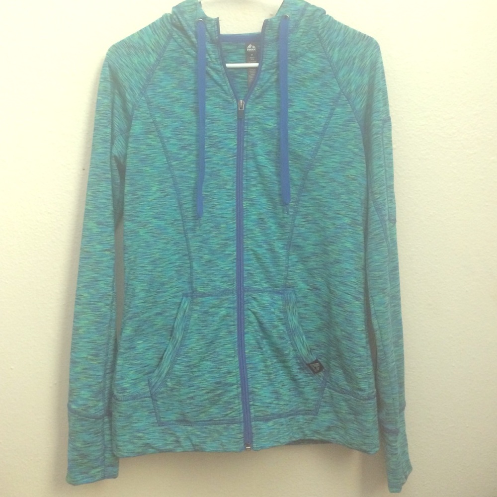 Exercise zip-up sweatshirt