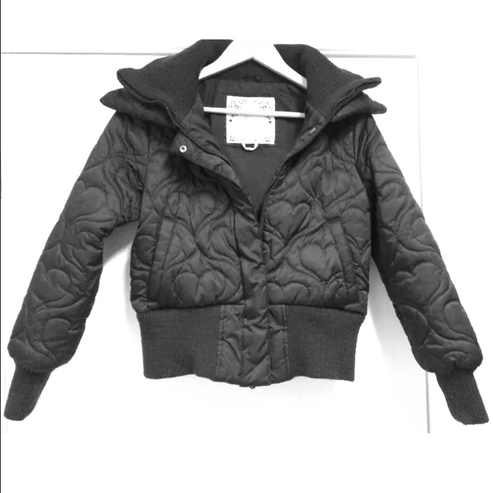 SOLD Old Navy Black Quilted Puffer Jacket Junior's