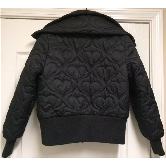 SOLD Old Navy Black Quilted Puffer Jacket Junior's - Picture 2 of 4