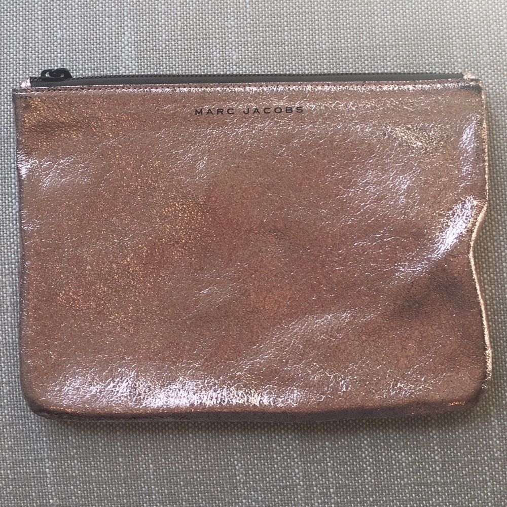 Marc Jacobs rose gold clutch
