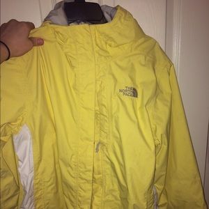 North Face rain coat