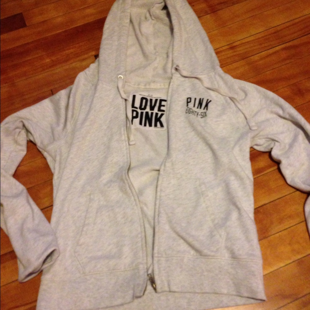 VS pink zip up