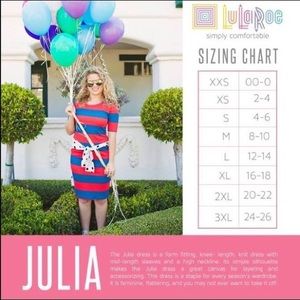 LuLaRoe Dresses - Small LulaRoe Julia -never worn LuLaRoe Dresses - Small LulaRoe Julia -never worn