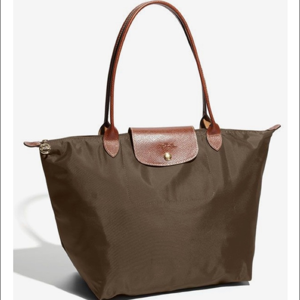 Longchamp Le Pliage Tote in Khaki