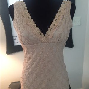 Boho romantic lace tank