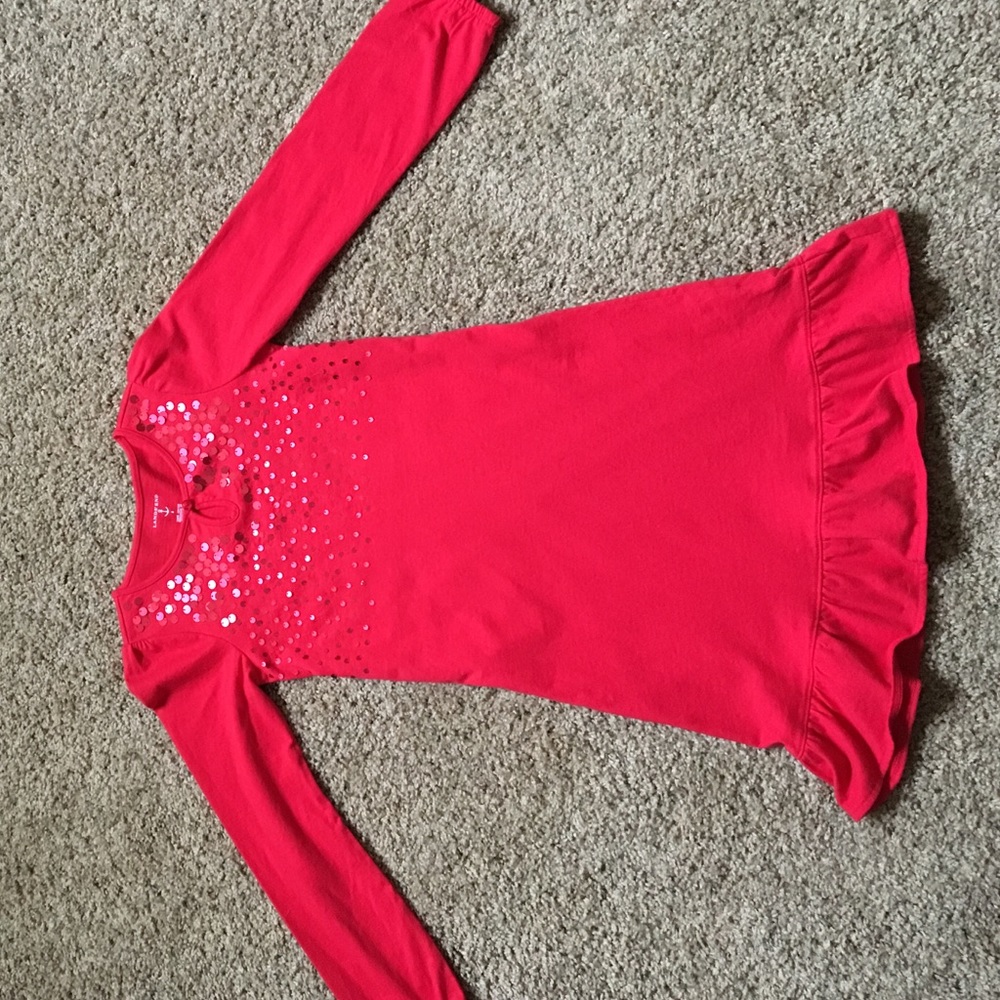 Girls red dress