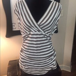 Flattering fitted Loft casual top