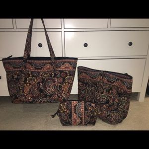 Vera Bradley 3 Piece Matching Set