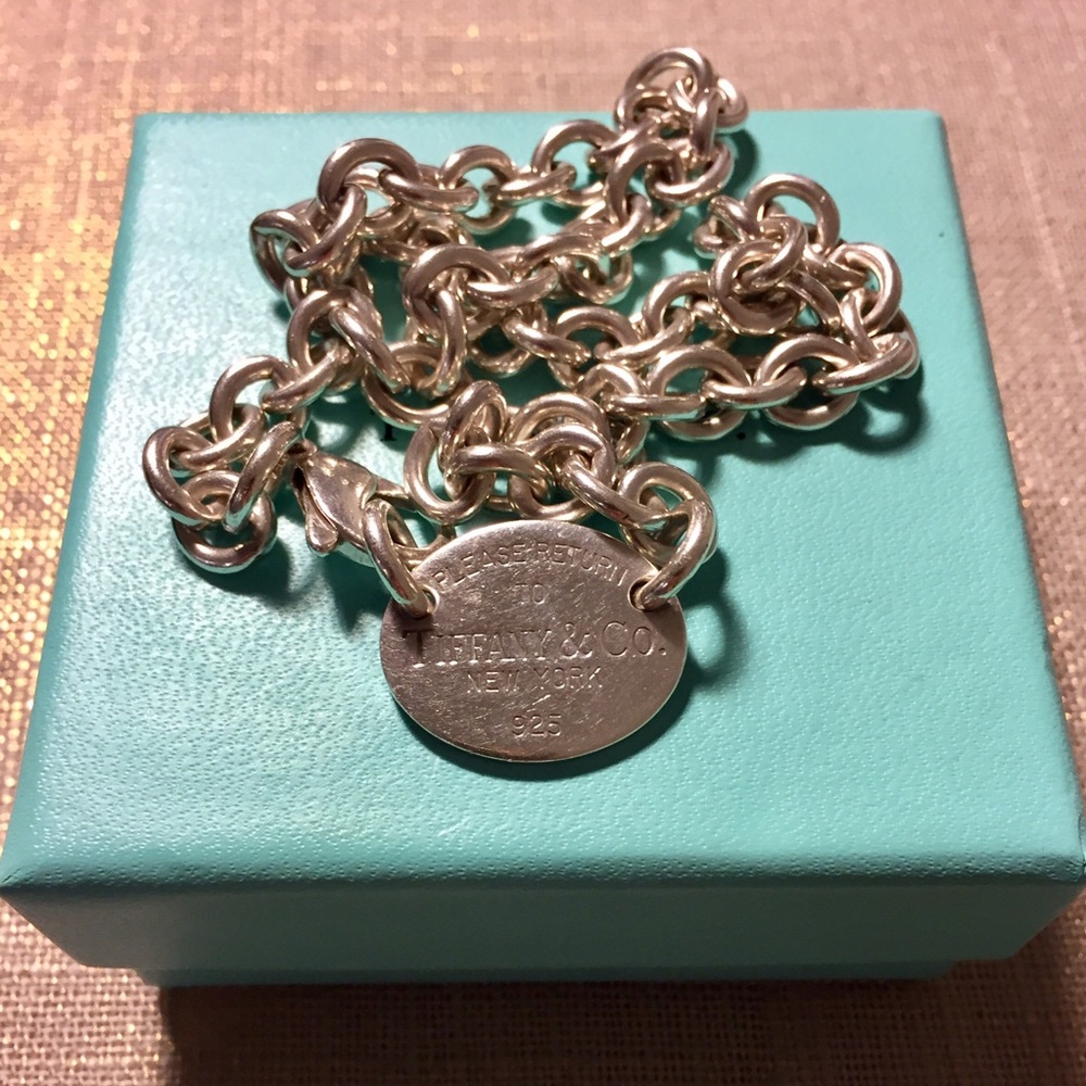 Authentic Tiffany & Co. Tag Choker