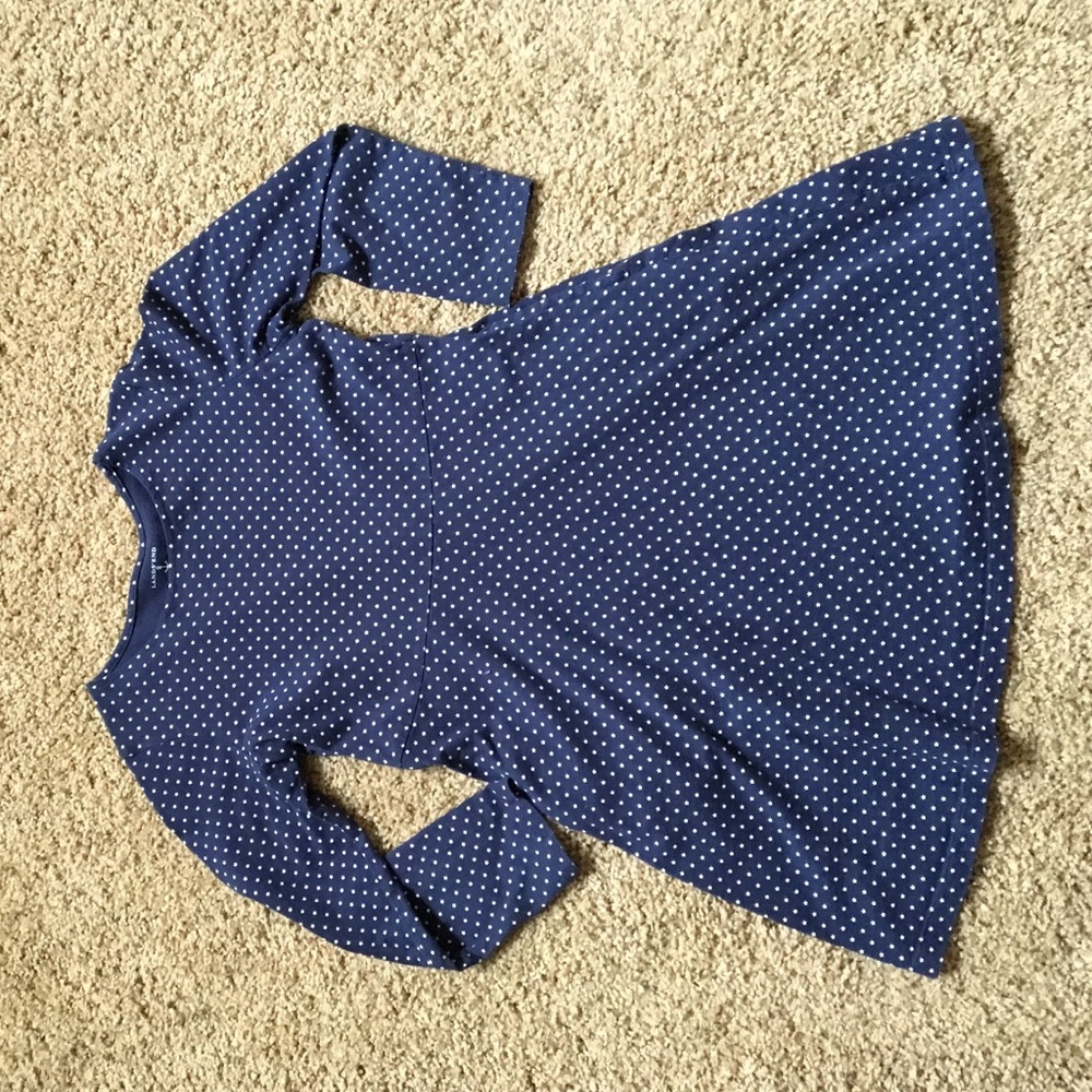 Girls navy blue dress
