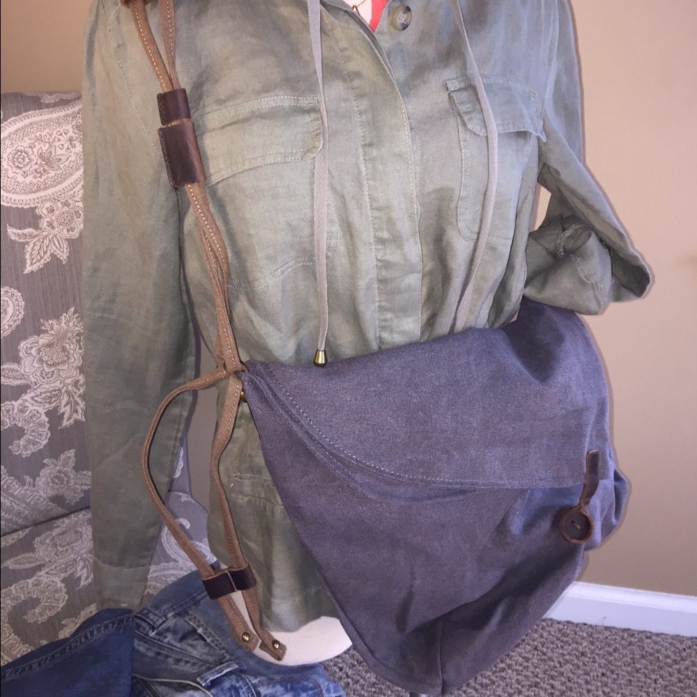 Cynthia Rowley Linen Utilatarian jacket - Picture 3 of 4
